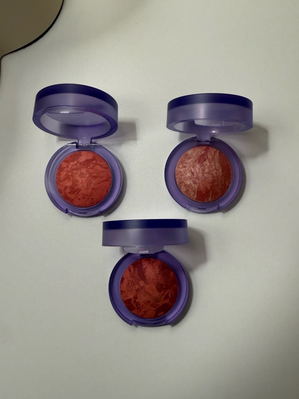 Kosas Blush is Life Baked Blush - Shades Dare, Euphoria, and Spellbound